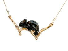 Load image into Gallery viewer, GOLD CAMALEON PENDANT
