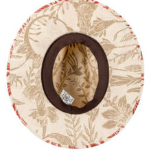 Cargar imagen en el visor de la galería, Sombrero Flores de Verano Marrón

