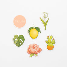 Load image into Gallery viewer, SET 6 STICKER PLANTS
